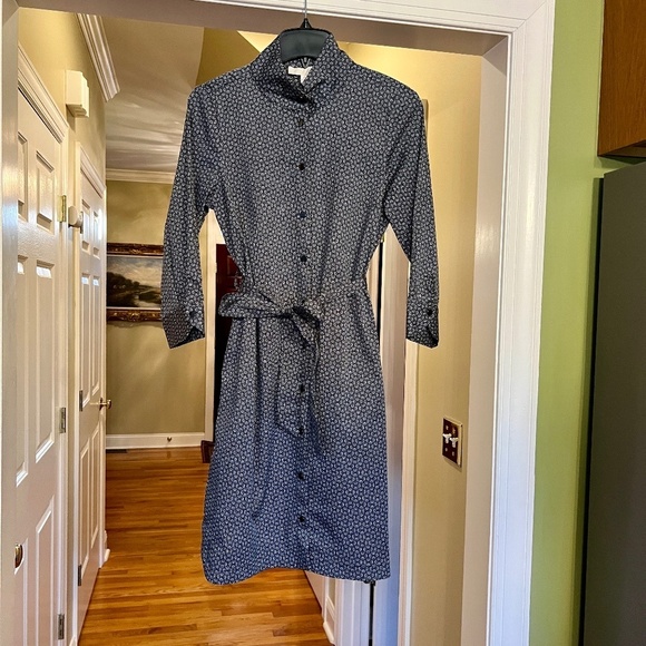 Etcetera Dresses & Skirts - NWOT Etcetera Snap Button Front Shirtdress Shirt Style Stretch Dress Size 4